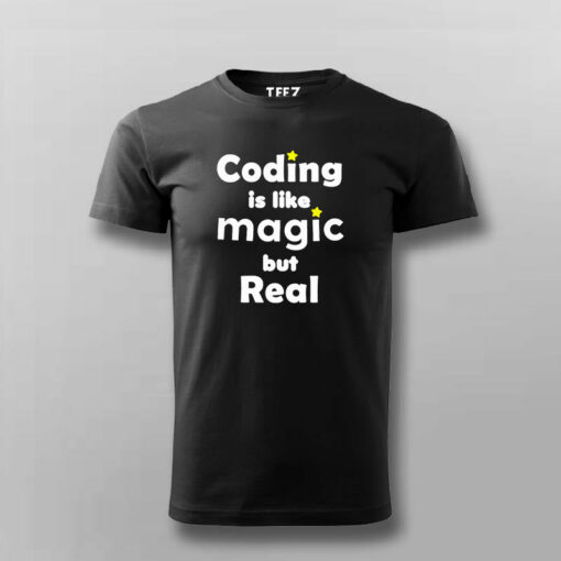 Magic of Coding Real Skills Men’s Tee