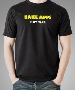 Make Apps Not War – Developer Men’s T-Shirt