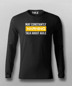May Constantly Warning Talk About Agile T-shirt For Men May Constantly Warning Talk About Agile T-shirt For Men