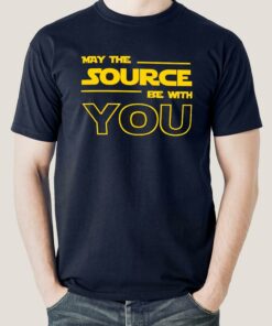 May The Source Be With You! LinuxStarwars Men’s T-shirt