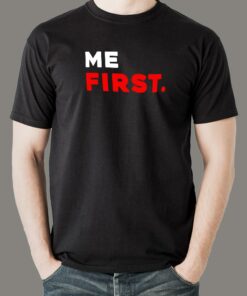 Me First Men’s Attitude T-Shirt Me First Men’s Attitude T-Shirt