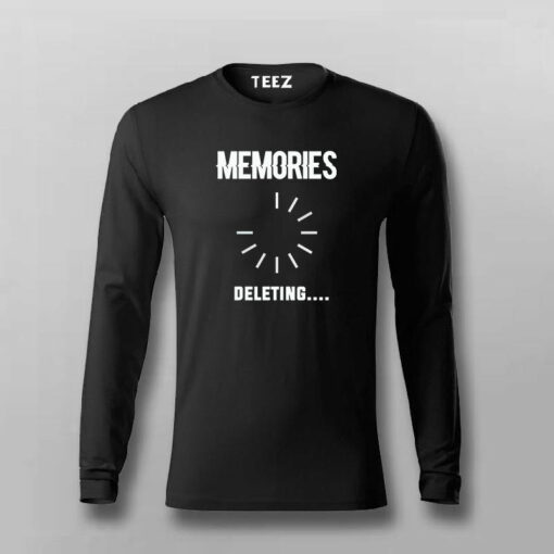 Memories, Deleting T-shirt For Men