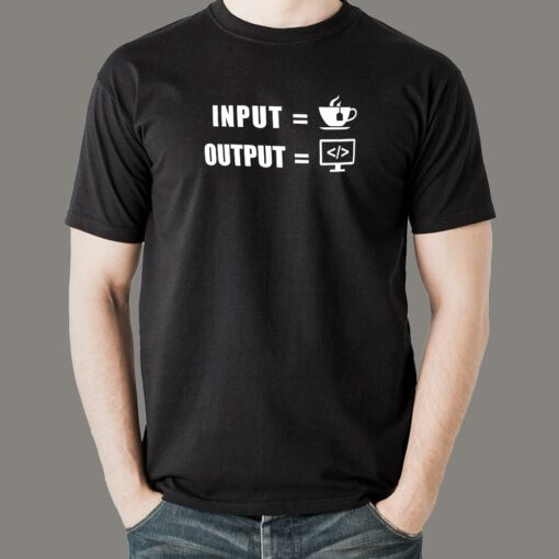 Men’s Coding Tee Input Coffee