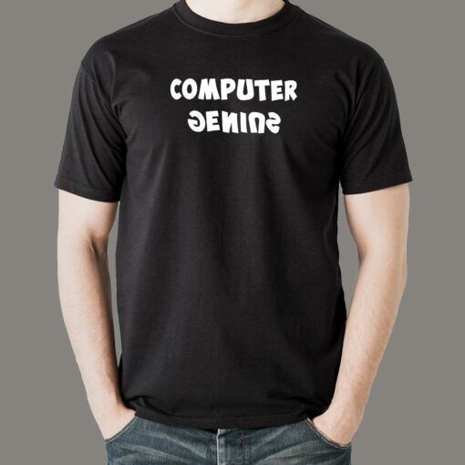 Men’s Computer Genius Tech Savvy Tee