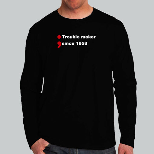 Men’s Rebel Tee Trouble Maker Since 1958