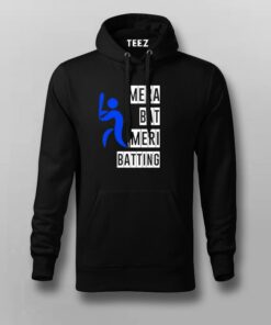 Mera Bat Meri Batting Hindi T-shirt For Men Mera Bat Meri Batting Hindi T-shirt For Men