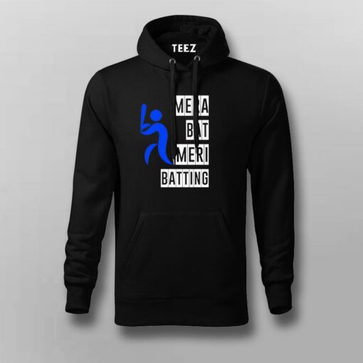 Mera Bat Meri Batting Hindi T-shirt For Men