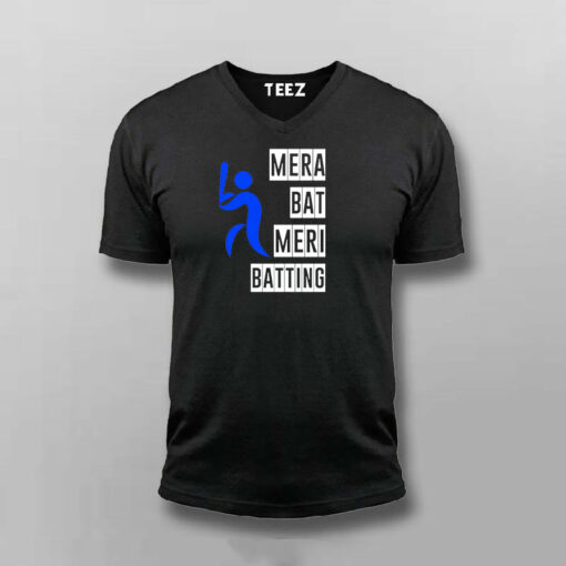 Mera Bat Meri Batting Hindi T-shirt For Men