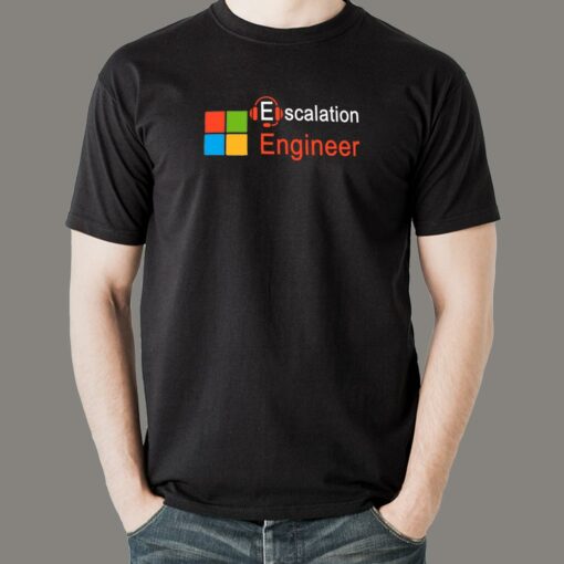 Microsoft Escalation Engineer T-Shirt – Solving the Tough