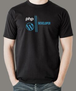 Microsoft PHP Developer T-Shirt – Code with Power Microsoft PHP Developer T-Shirt – Code with Power