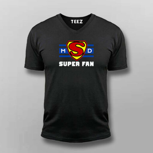 Ms Dhoni Super Fan T-Shirt For Men