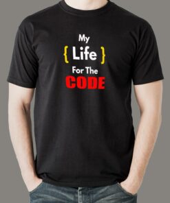 My Life For The Code – Devoted Coder T-shirt My Life For The Code – Devoted Coder T-shirt
