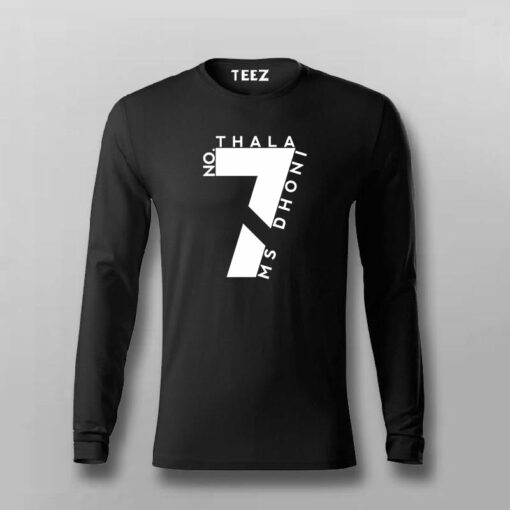 NO 7 THALA MS DHONI FAN T-shirt