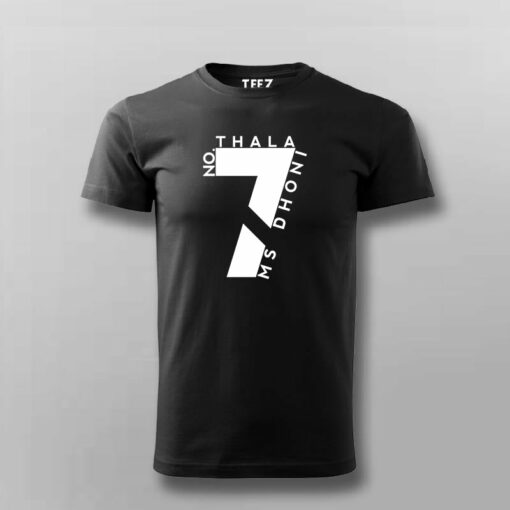 NO 7 THALA MS DHONI FAN T-shirt