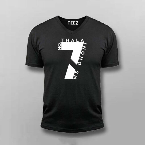 NO 7 THALA MS DHONI FAN T-shirt