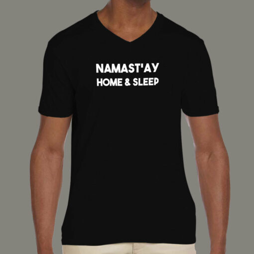 Namaste Home And Sleep Men’s T-Shirt