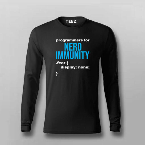 Nerd Immunity Men’s Tee – Thriving in The Code World