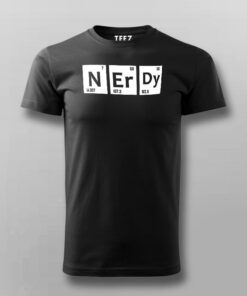 Nerdy Periodic Table Of Elements T-Shirt For Men Nerdy Periodic Table Of Elements T-Shirt For Men