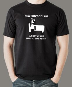 Newton’s First Law Men’s T-Shirt Newton’s First Law Men’s T-Shirt