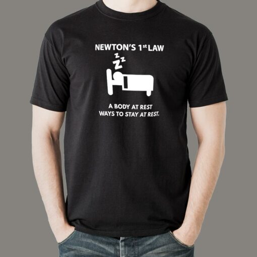 Newton’s First Law Men’s T-Shirt