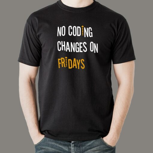 No Friday Deployments Tee – Code Safely, Rest Easy