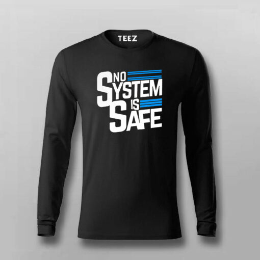 No System Safe Men’s Tee – Hacker’s Creed Unleashed