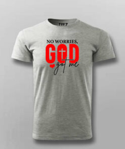 No Worrier God Got Me Mens Trust Tee 5