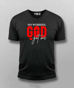 No Worrier God Got Me Mens Trust Tee 6