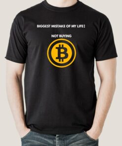 Not buying Bitcoin is a Mistake Men’s T-shirt Not buying Bitcoin is a Mistake Men’s T-shirt