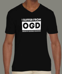 Obsessive Gaming Disorder ( OGD ) Men’s Gaming T-shirt Obsessive Gaming Disorder ( OGD ) Men’s Gaming T-shirt