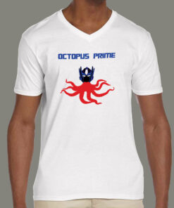 Octopus Prime  Optimus Prime Parody Men’s T-shirt Octopus Prime  Optimus Prime Parody Men’s T-shirt