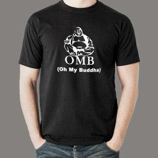 Oh My Buddha OMG Funny Buddhist Saying Quote T-Shirt