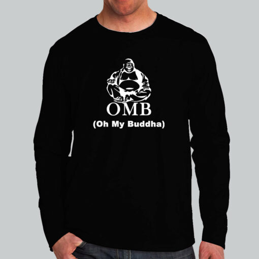 Oh My Buddha OMG Funny Buddhist Saying Quote T-Shirt