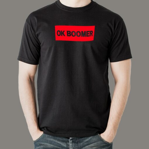 Ok Boomer Vintage Slogan Men’s T-shirt