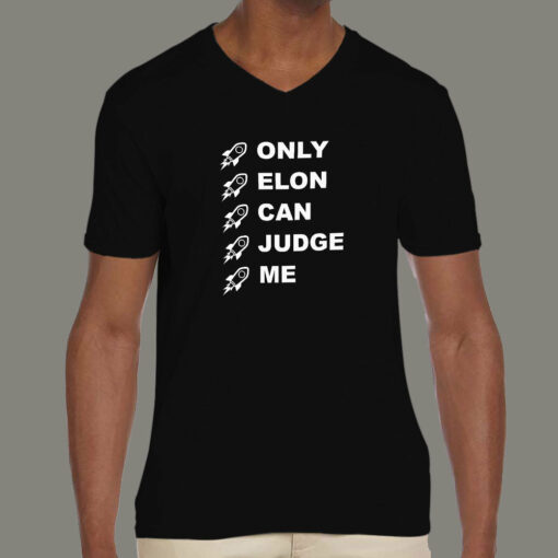 Only Elon Can Judge Me Elon Musk T-Shirt For Men