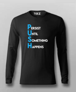 PUSH Motivational T-shirt For Men