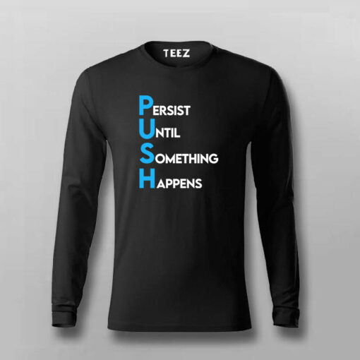 PUSH Motivational T-shirt For Men