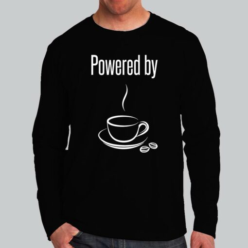 Powered By Coffee Tee – The Developer’s Fuel