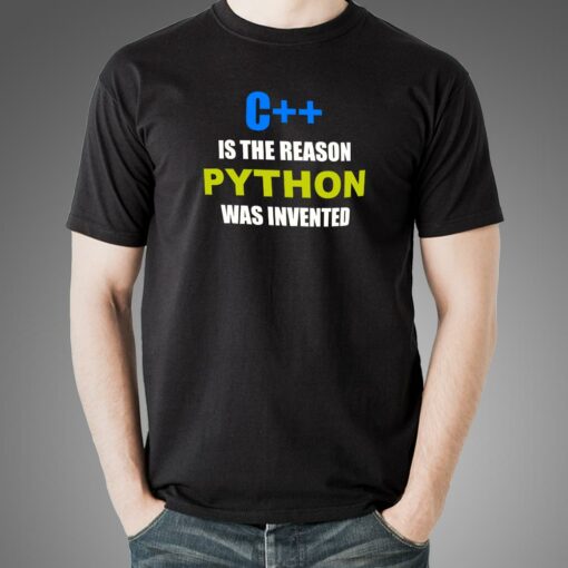 Programming Language Evolution T-Shirt – C++ to Python