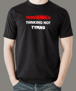 Programming Wisdom Men’s T-Shirt – Think, Then Code