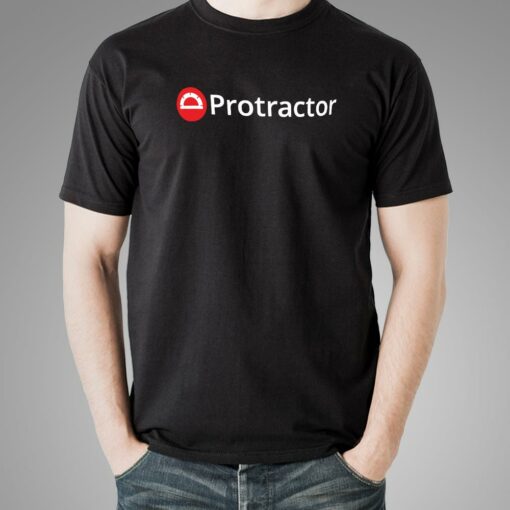 Protractor Geometric Men’s Cotton T-Shirt