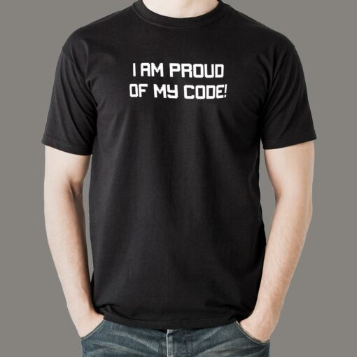 Proud of My Code T-Shirt – Celebrate Your Coding Skills