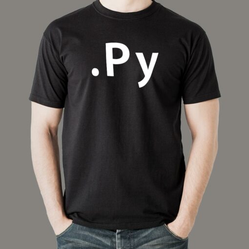 Py Python File Format T-Shirt – Code in Style