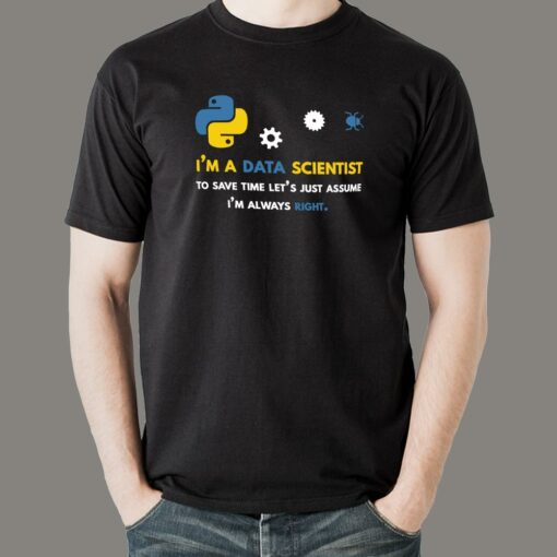 Python Data Scientist Tee – Unraveling Data’s Secrets