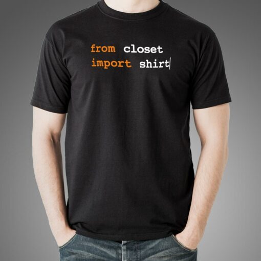 Python Programmer Humor T-Shirt – Importing Witty Code