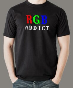 RGB Addict Colorful Coding Men’s Tee