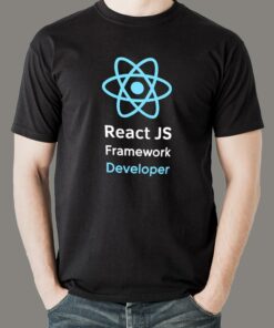 React JS Developer T-Shirt – Dynamic UI Crafting
