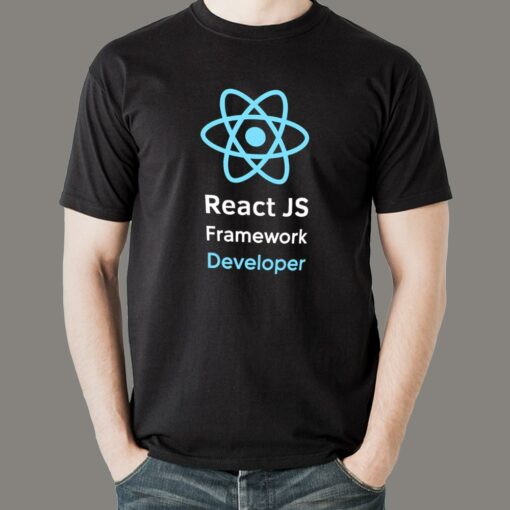 React JS Developer T-Shirt – Dynamic UI Crafting