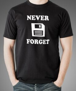 Retro Floppy Disk T-Shirt – Never Forget Old School Storage Retro Floppy Disk T-Shirt – Never Forget Old School Storage