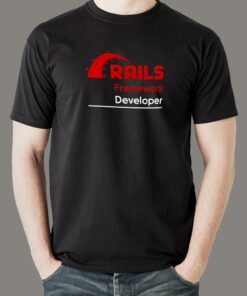 Ruby Developer T-Shirt – Craft with Gems & Rails Ruby Developer T-Shirt – Craft with Gems & Rails